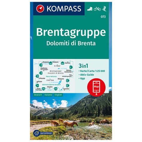 Kompass Cartina Dolomiti Di Brenta My Xxx Hot Girl