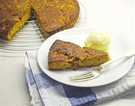 Orange polenta cake | quick & easy food. Rhabarber-Polenta-Kuchen | Polenta, Rhabarber