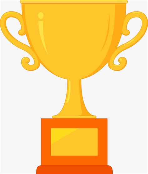Cartoon Trophy Cartoon Trophies Cup Golden And Vector For Free Download
