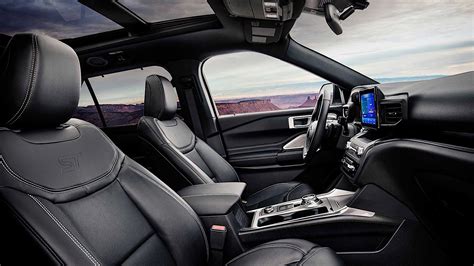 The front seats are spacious and comfortable. 2020 Ford Explorer ST Comes into the World as the Most ...