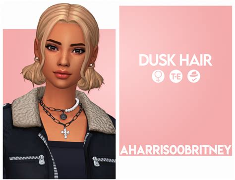 Dusk Hair Aharris00britney On Patreon Mods Sims Sims 4 Game Mods