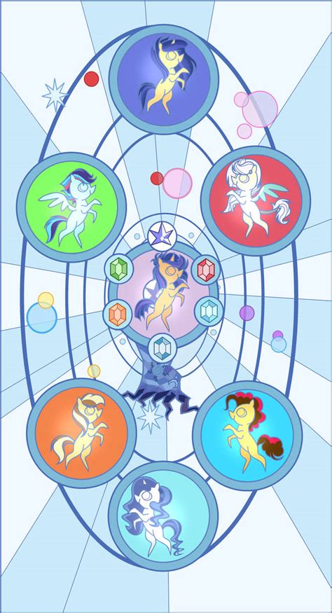 Mlp Next Gen Stained Glass Of Reborn Elements By Galaxyswirlsyt On