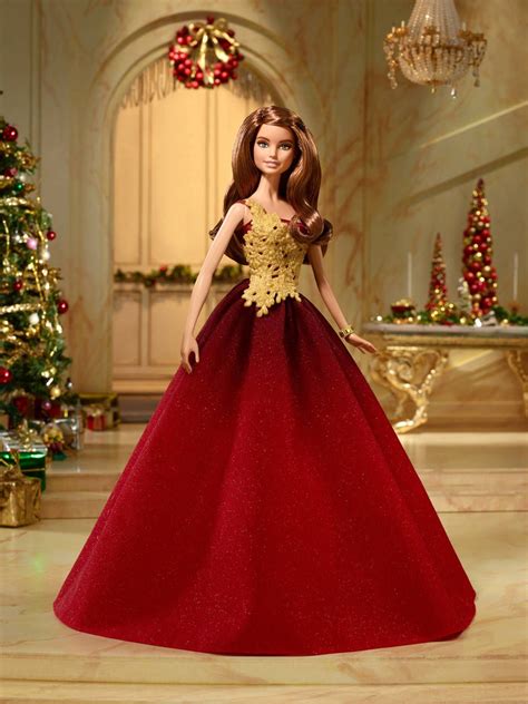 Barbie™ 2016 Holiday Doll Red Gown Drd25 Barbie With Images Barbie Gowns