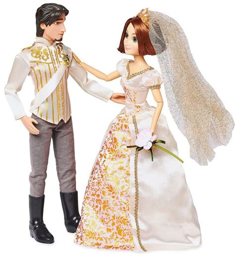 Disney Princess Classic Rapunzel And Eugene Wedding Doll 2 Pack Set