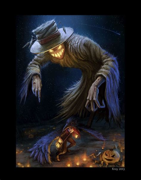Scarecrow By Kroy111 On Deviantart Halloween Art Scary Art