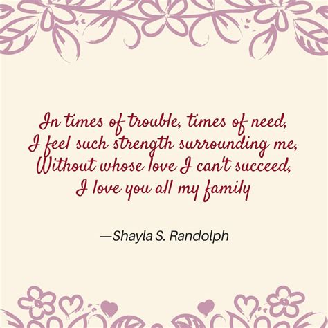 Poems about Family | Text & Image Quotes | QuoteReel