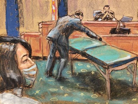 Jurors At Ghislaine Maxwells Trial Shown Epsteins Massage Table
