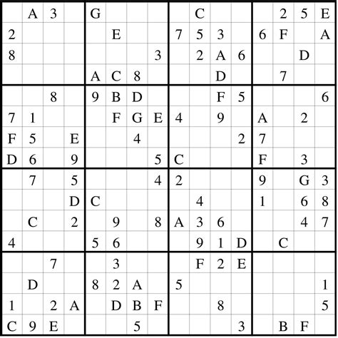 Sudoku is an amazing puzzle for everyone. Sudoku Diario: Sudoku 16 x 16