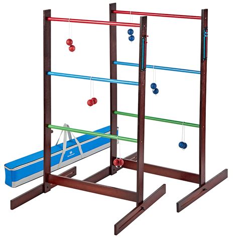 Buy Speedarmis Vintage Ladder Toss Game Set 48in Rubber Wooden Ladder