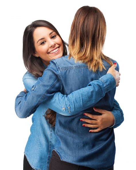 Two Women Hugging Psd File Free Download
