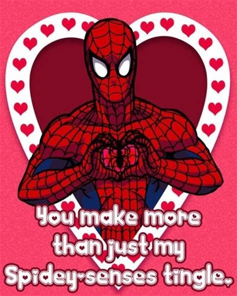 Valentines Day Card Spiderman Deadpool Valentines Marvel Valentines