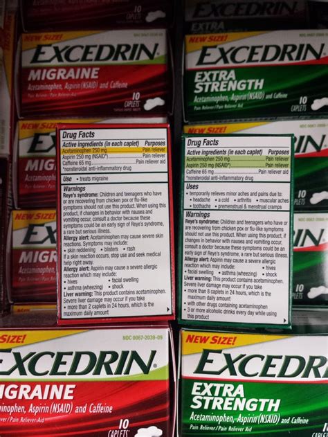 Excedrin Migraine And Extra Strength Have The Same Exact Ingredients Rmildlyinteresting