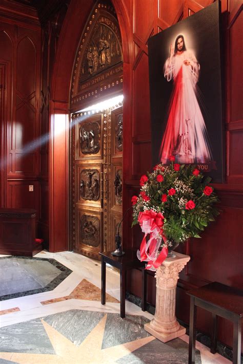 Divine Mercy Image at the Shrine of the Most Blessed Sacrament