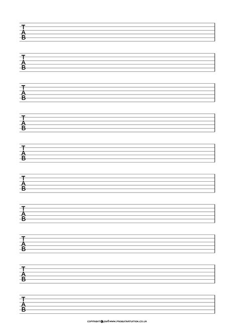 Blank Tab Sheets White Gold