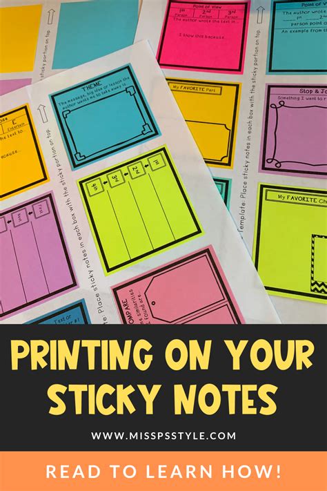 How To Print Sticky Notes Realitasoaialpolitiksekitarkita