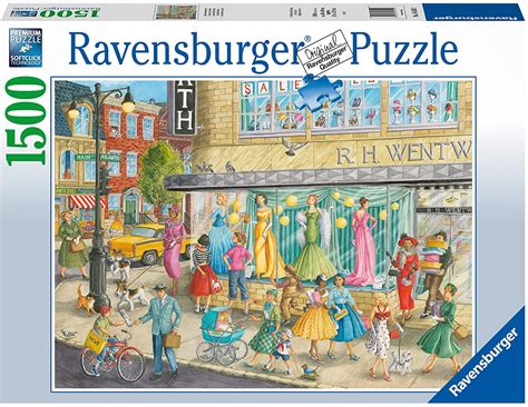 Ravensburger 16459 Sidewalk Fashion 1500 Piece Puzzle For