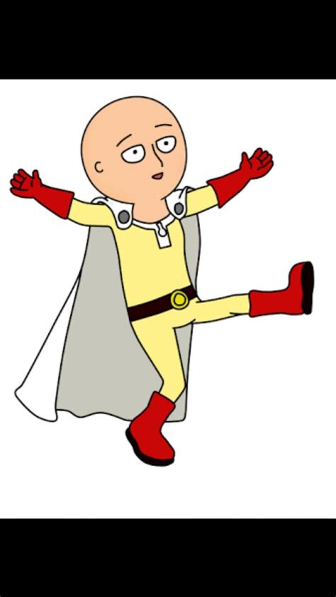 Saitama Caillou Crossover Made By Zadienette On Deviant Art One