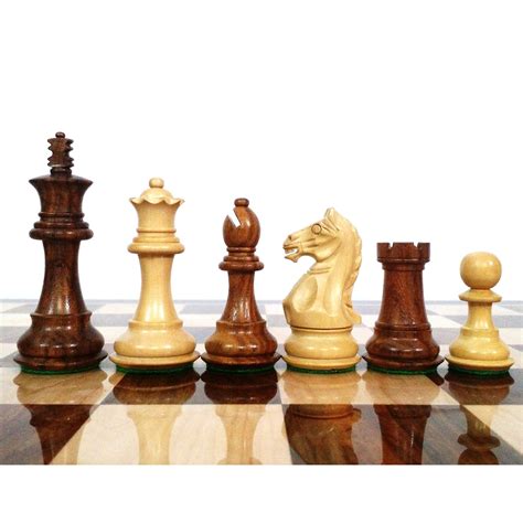 Buy Royal Chess Mall Fierce Knight Staunton Chess Pieces Only Chess Set