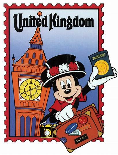 Clipart Disney Stamp Mickey Mouse Cartoon Kingdom