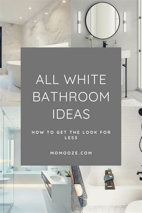 All White Bathrooms Ideas All White Bathroom White