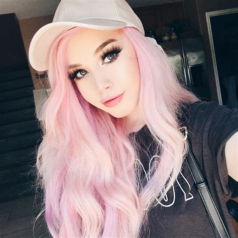 Instagram Photo By Hailie🦄 • Jun 13 2016 At 1115pm Utc Hair Color Pink Pastel Pink Hair