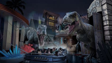 Jurassic World The Ride Opens With New Dinos At Universal Blooloop My