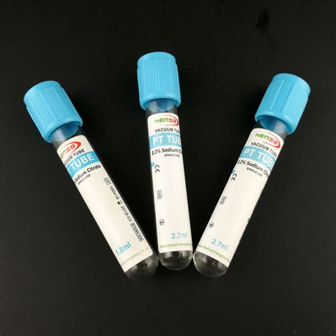Edta Cbc Collection Light Blue Vacutainer Pediatric Blood Tubes