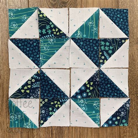 Half Square Triangles The Most Versatile Quilt Block Coffee Rings