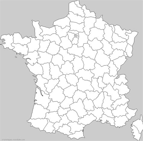 Cartes de france regions et departements carte vierge des 13 nouvelles régions de france à imprimer lulu carte de france gratuite carte de. Télécharger carte de france vierge département PDF | carte de france vierge PDF | Exercices-PDF.com