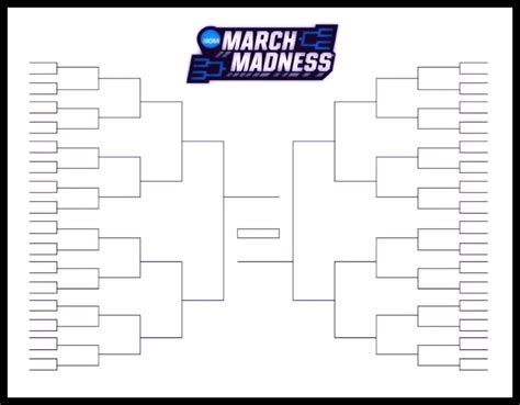 The Printable March Madness Bracket For The 2019 Ncaa Tournament Free Printable Brackets Ncaa Basketball 