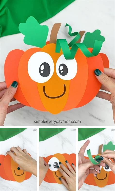 Pumpkin Craft For Preschoolers Free Template Preschool Crafts