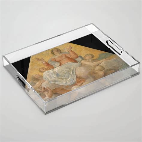 Annibale Carracci Assumption Of The Virgin Acrylic Tray By