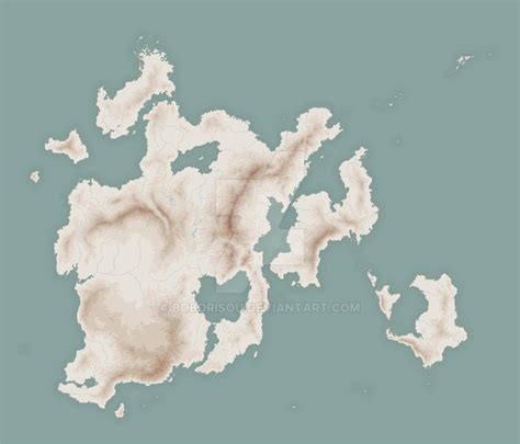 Fictional Continent V2 By Boborisou On Deviantart