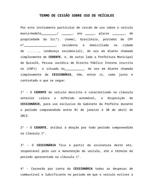 Instrumento Particular De Cessão E Transferência De Direitos Sobre Imóveis