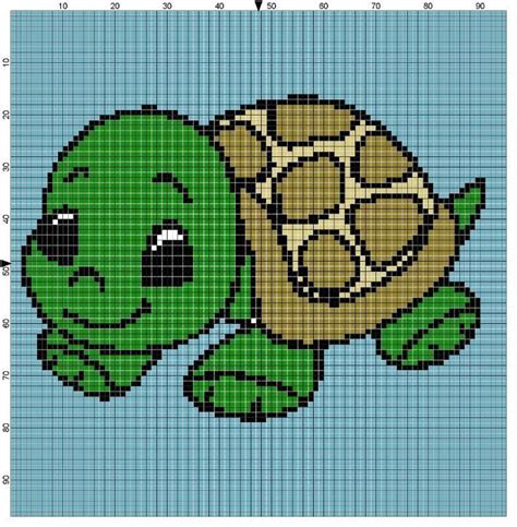 Baby turtle cross stitch patterns. Turtle Baby Blanket Pattern pattern on Craftsy.com | Cross ...