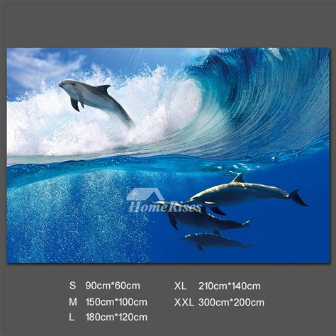 Decorate your house with pillows, tapestries, mugs, blankets, clocks and more. Ocean Wall Decals Blue Bedrom PVC Home Decor Self Adhesive