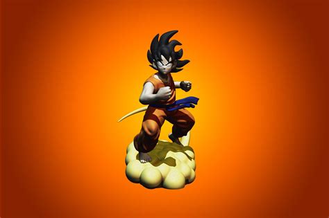 Doragon bōru) is a japanese media franchise created by akira toriyama in 1984. STL 11 Goku DBZ / Dragon Ball Fanart for 3d Printing Free Download