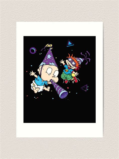 Rugrats Birthday Tommy Pickles Svg Chuckie Finster Svg Art Print By Sammonsgh36 Redbubble