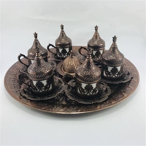 Handmade Ottoman Decorative Coffee And Espresso Set Turkish Coffee