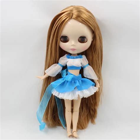 Nude Blyth Doll Joint Body Blond Hair Fashion Doll Factory Doll