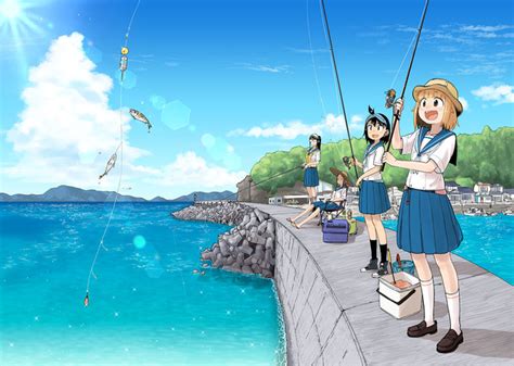 Yasuyuki Kosakas Hōkago Teibō Nisshi Fishing Manga Gets Tv Anime