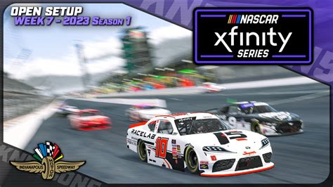 Xfinity Series Indianapolis Motor Speedway Iracing Nascar Youtube