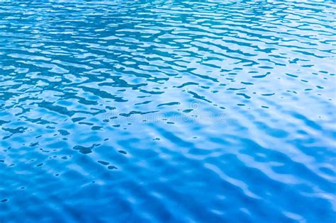 Blue Ripples On The Surface Of Water In Lake Stock Image Image Of