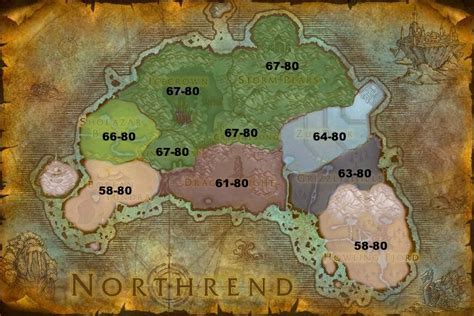 Northrend Map Level