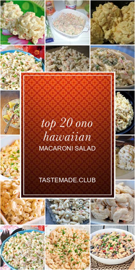 But what you'll hear when you serve this, is multiple requests for the. Top 20 Ono Hawaiian Macaroni Salad - Best Round Up Recipe ...