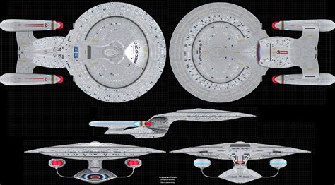 Star Trek Galaxy Class Starship Uss Enterprise Ncc 1701 D 142