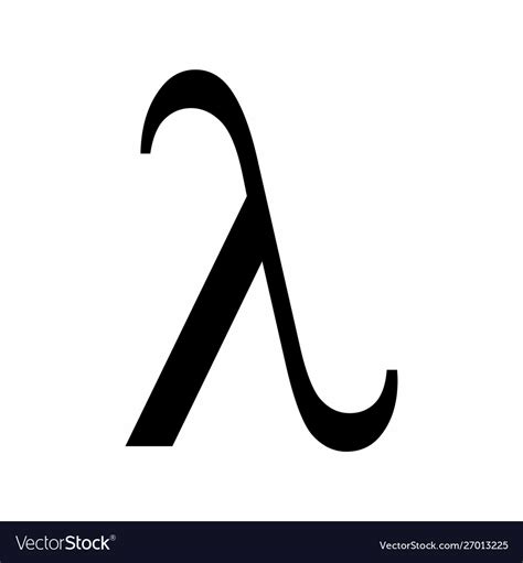 So, lambda is strictly more powerful than let and forms the basis of many of the interesting constructs found in scheme. Lambda greek symbol Royalty Free Vector Image - VectorStock