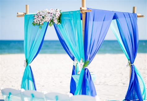 Aqua Blue And Royal Blue Wedding Aqua Blue Wedding Theme Beach Wedding