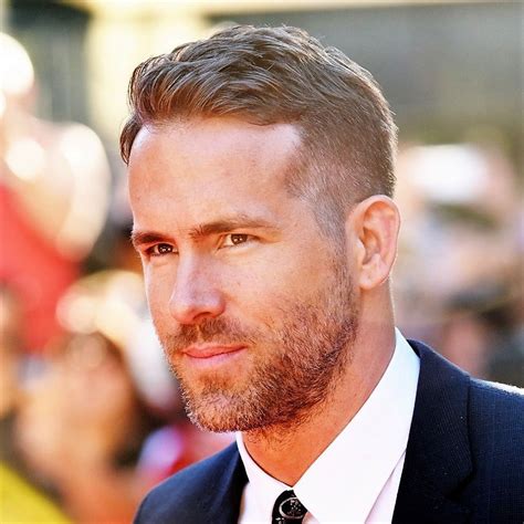 Ryan reynolds's haircut and beard may be one of the most popular fashion trends in america. Ryan Reynolds Hairstyle | Ryan reynolds haircut, Ryan ...