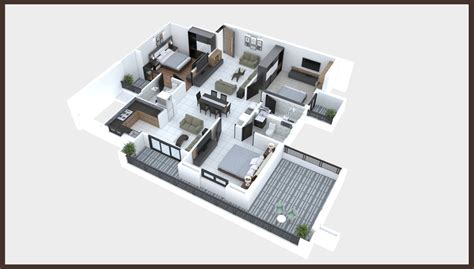 2D & 3D Layout Design and Floor Plan Design by Nexviz India